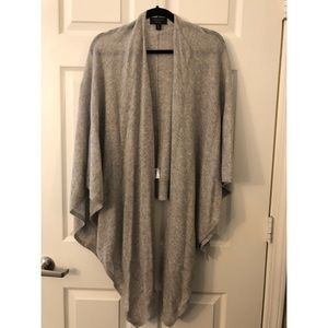 Charter Club Gray Oversized Cashmere Scarf